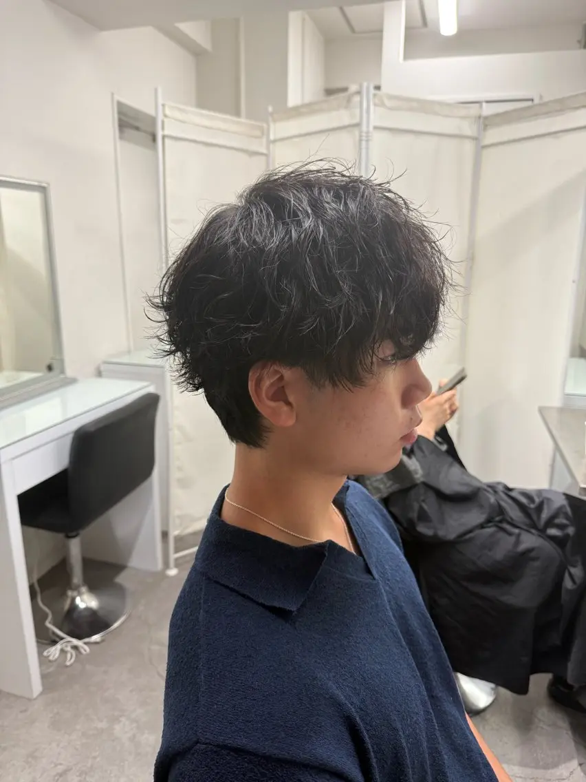 メンズ カット パーマ ✨癖毛指名No.1✨ メンズ特化YUIのヘアスタイル