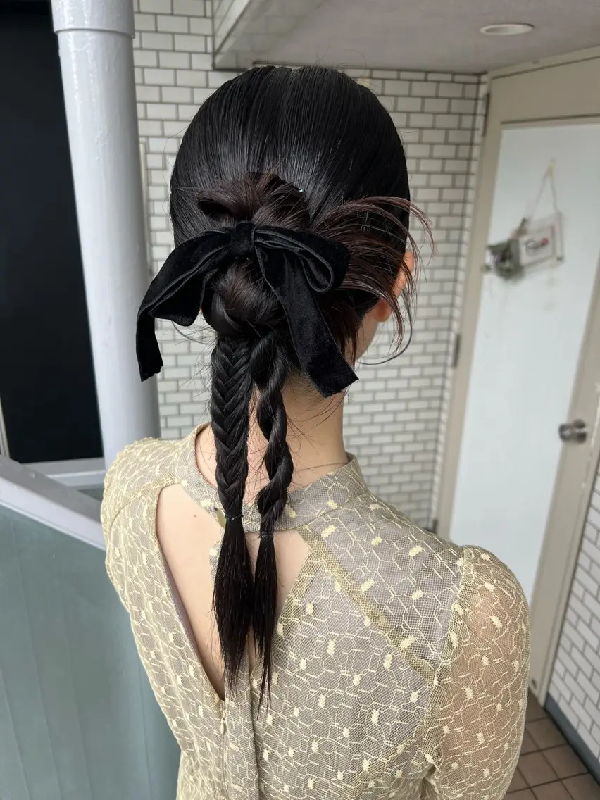 ヘアアレンジ ヘアセット 大人可愛いヘアメイク 💋🧚♀️しずかのヘアスタイル