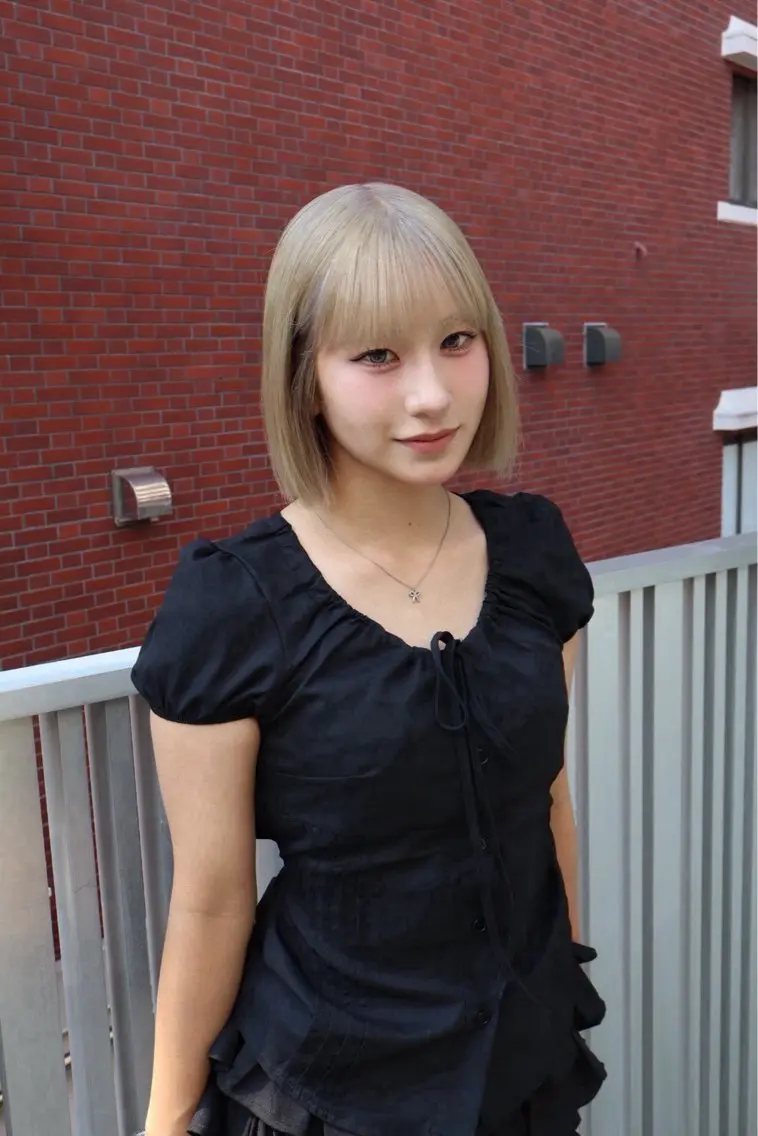 🩵【はじめてのハイトーン】ワンブリーチカラーの写真