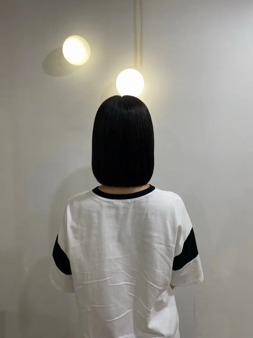 ミディアム ボブ ハナダ メイのヘアスタイル