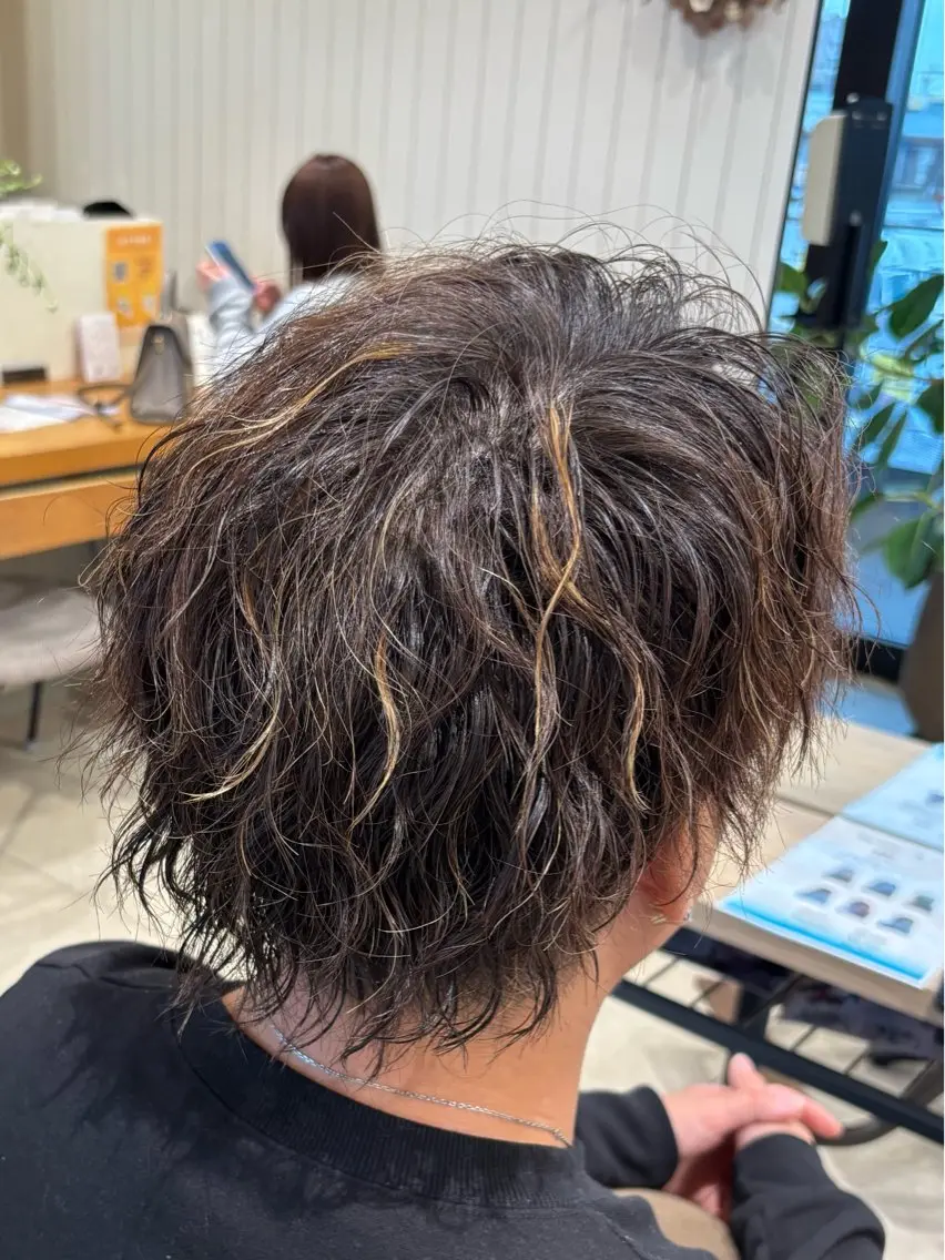 【ミニモ限定価格‼️】メンズカット+パーマの写真