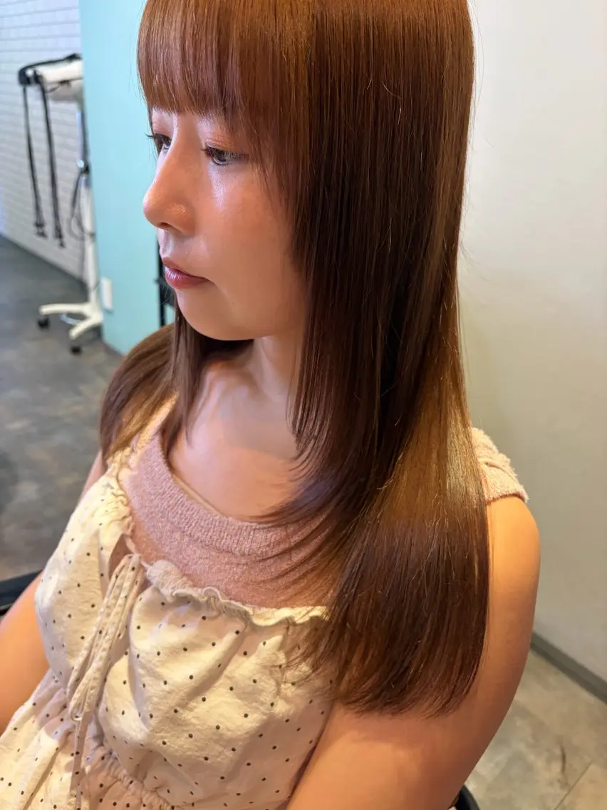 ミディアム カット カットモデル RURUのヘアスタイル