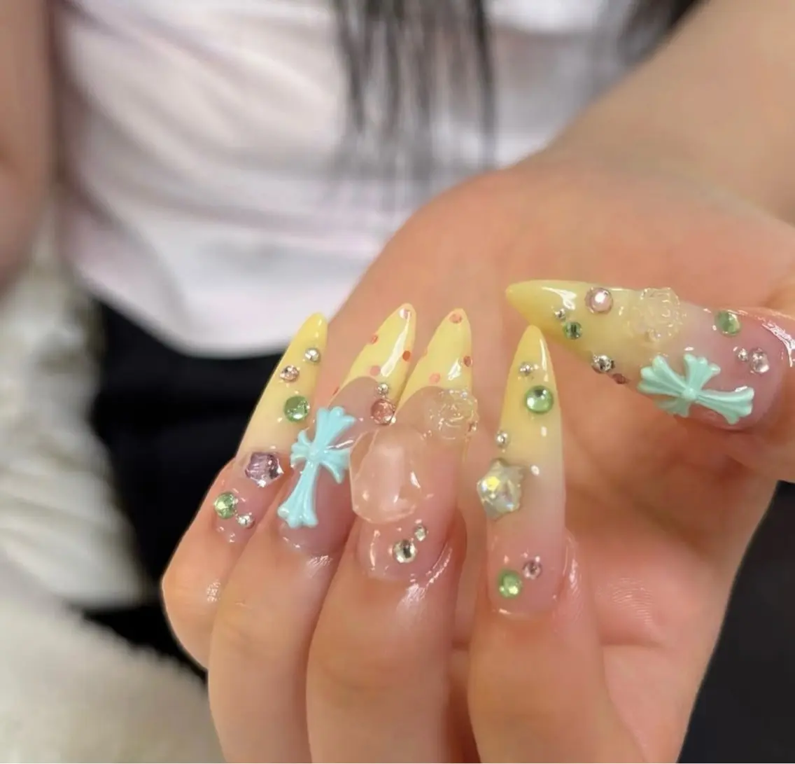 ネイル 韓国ネイル 持ち込み ニュアンスネイル ネイルチップ ハンドネイル TABI ANA.CHUOのネイルデザイン
