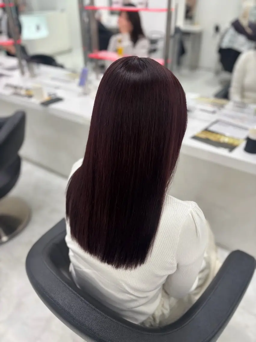 ロング カラー ヘアカラー 韓国トレンドヘア🤍 Chima🤍のヘアスタイル