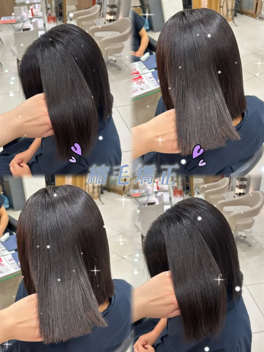 ショート 縮毛矯正 美髪縮毛矯正上大岡/ yuzu🌺☪️のヘアスタイル