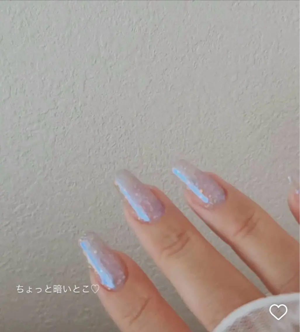 ネイル アートネイル オーロラネイル フラッシュネイル フットネイル 氷ネイル・うるうるネイル 大村 紬華のネイルデザイン