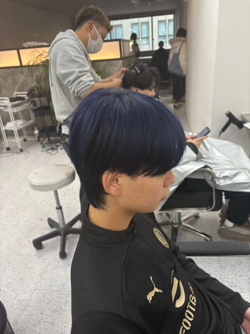 カラー メンズ 笹江 瑞穂のヘアスタイル