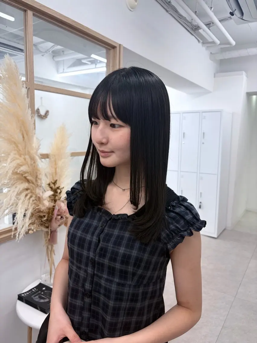 セミロング カラー レイヤーカット カット ヘアカラー レイヤー透明感カラー /gima🌱のヘアスタイル