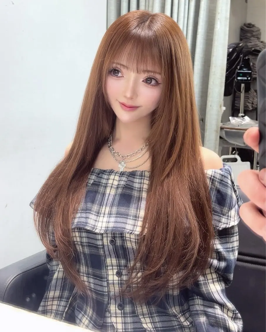 ロング シールエクステ エクステ 外国人風カラー 髪質改善 韓国風ヘア エクステ 【elyts】 𝑲𝑶𝑼𝑲𝑰のヘアスタイル