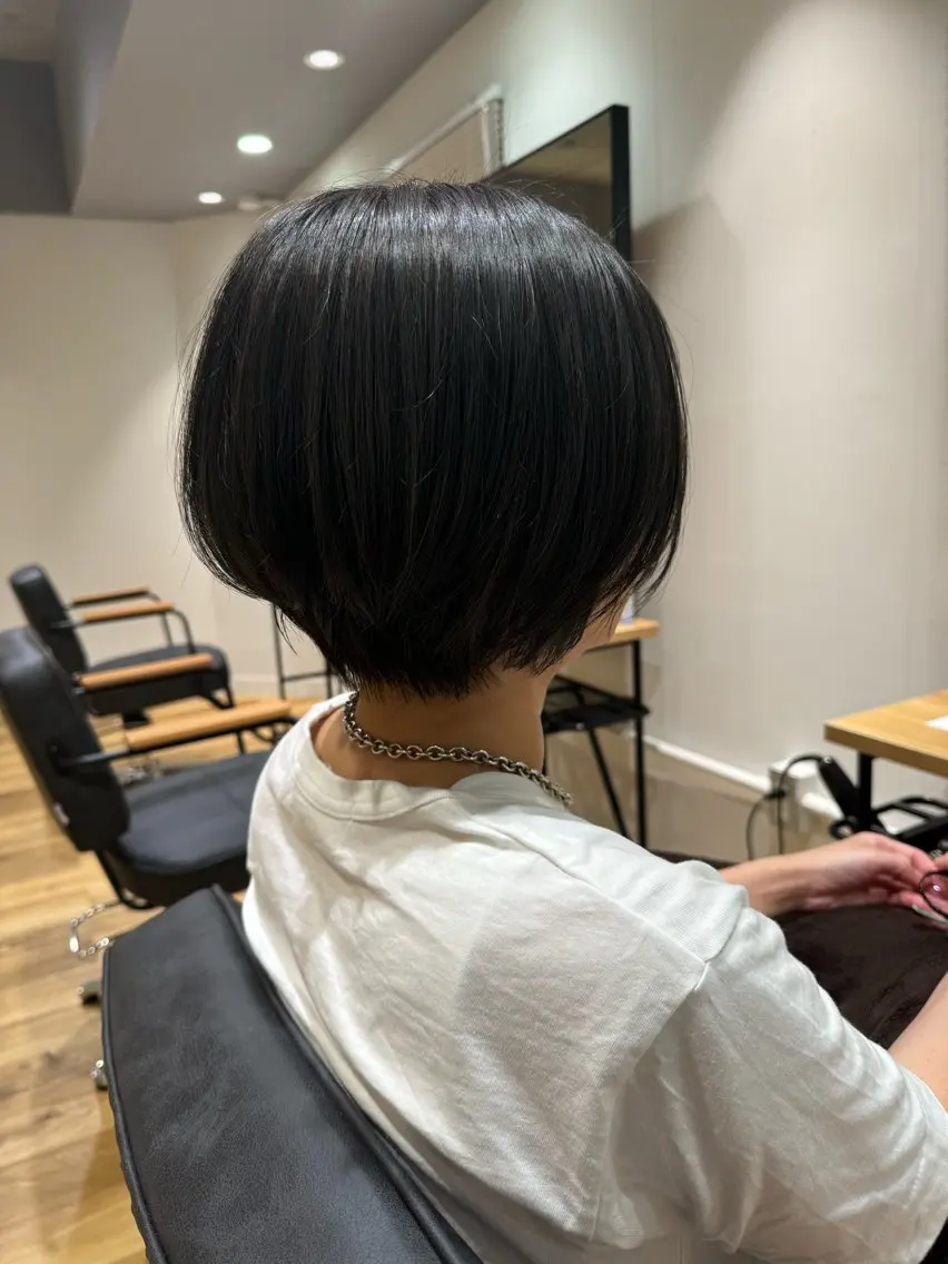 ショート 丸みショート ショートヘア 安藤 航平のヘアスタイル