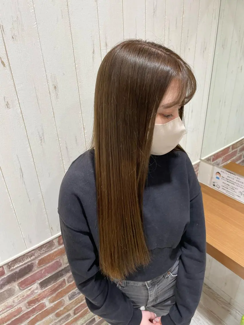 ダメージレスグロスストレート縮毛矯正💇🏼‍♀️➕カットの写真