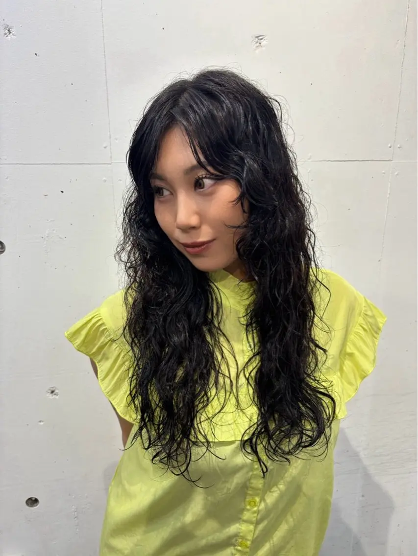 パーマ 長沼 咲輝のヘアスタイル