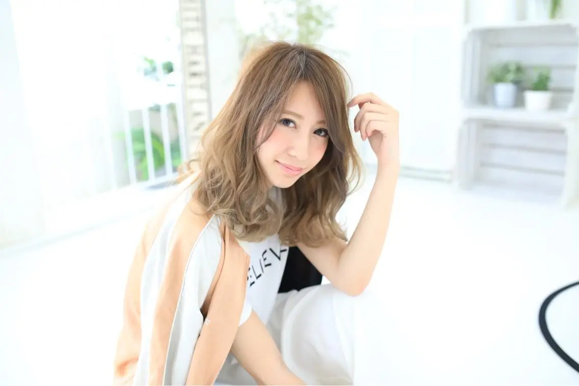 セミロング lafithhair ruu.南本庄のヘアスタイル