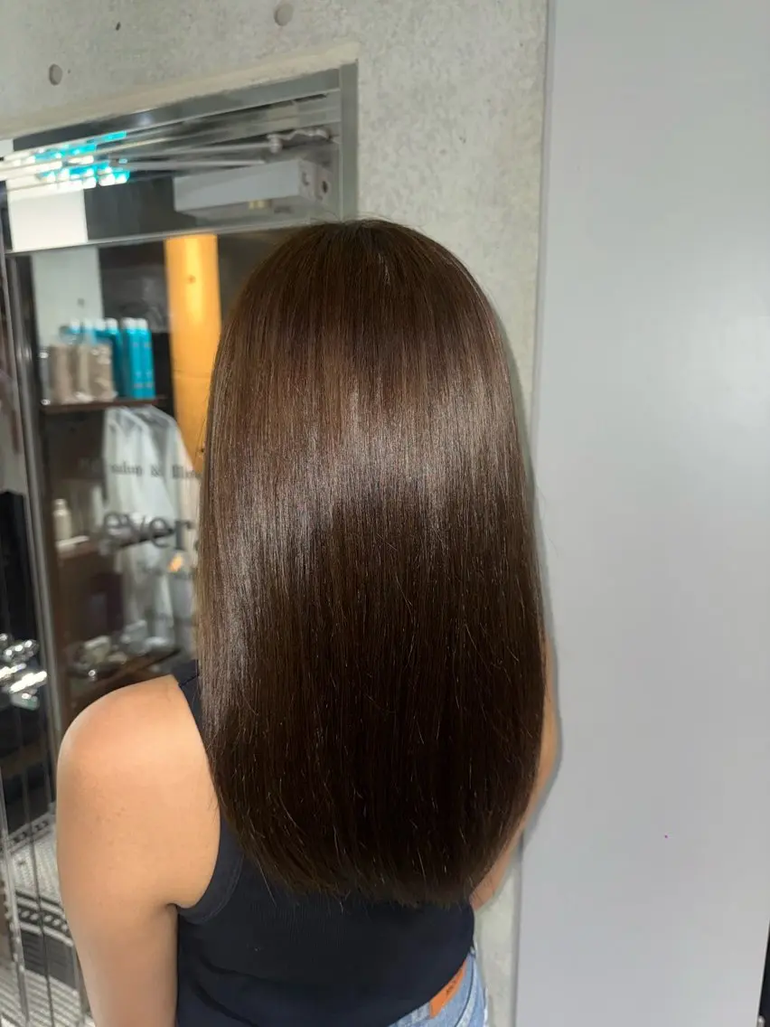 セミロング カラー ヘアカラー 多田 明希のヘアスタイル