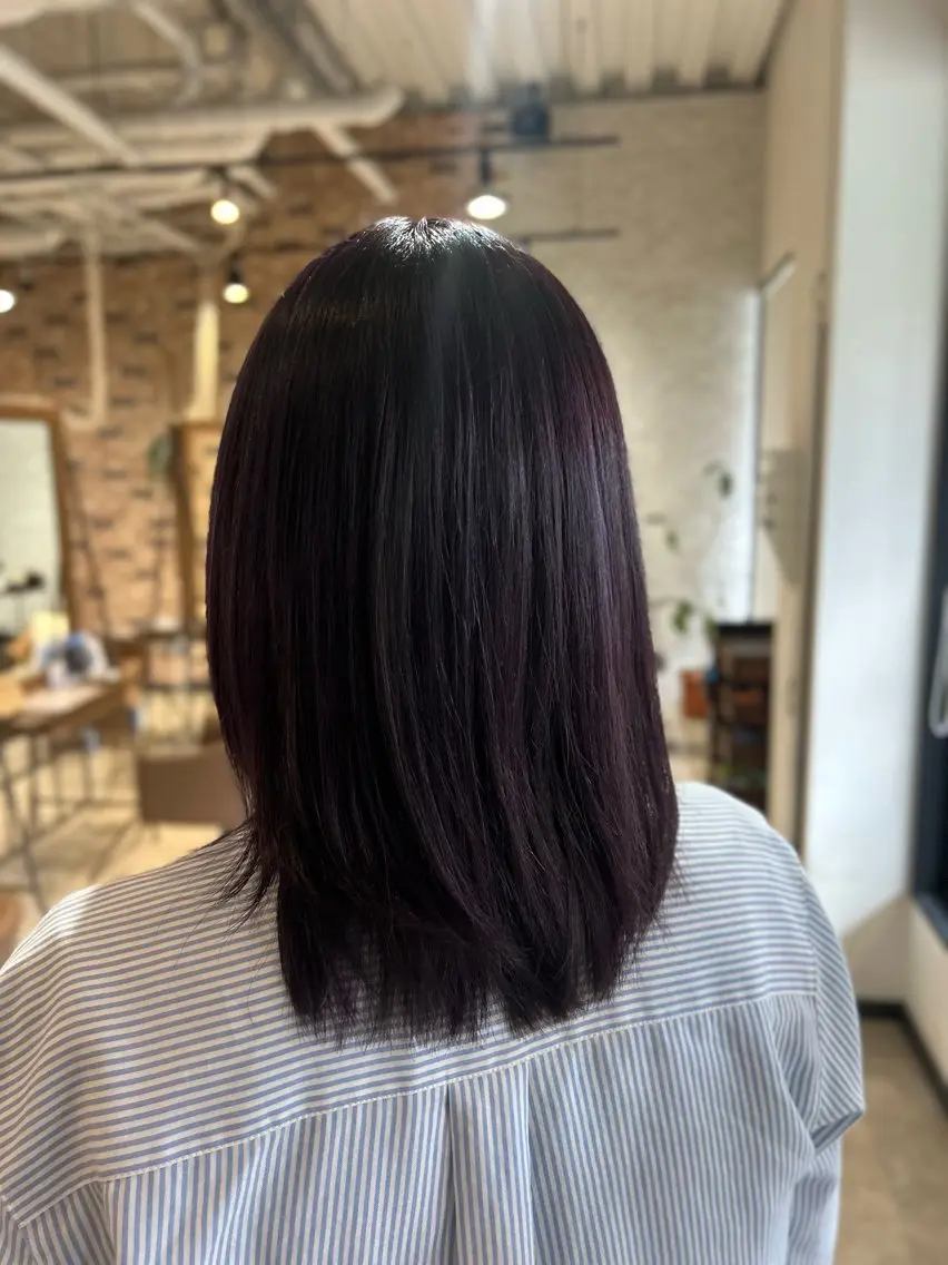 ミディアム ヘアカラー トリートメント 大谷 亜由奈のヘアスタイル