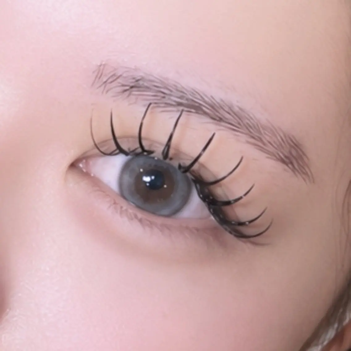 フラットラッシュ140本🎀パッチリ濃さup👀✨️(J.C.Dカール コーティング付き オフ無料)の写真