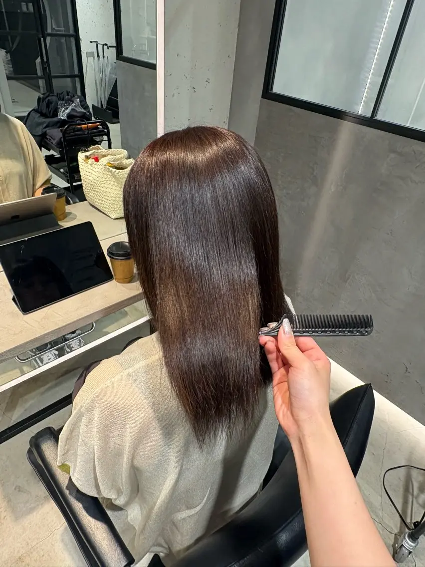 ミディアム カラー ヘアカラー 🫧カラーモデル 募集中🫧れいなのヘアスタイル