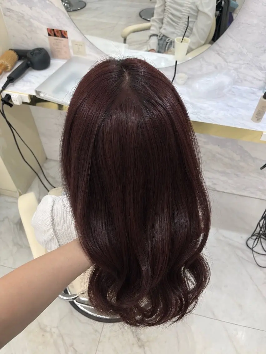 カラー 韓国ヘア🇰🇷🤍 Ruri루리🫧のヘアスタイル
