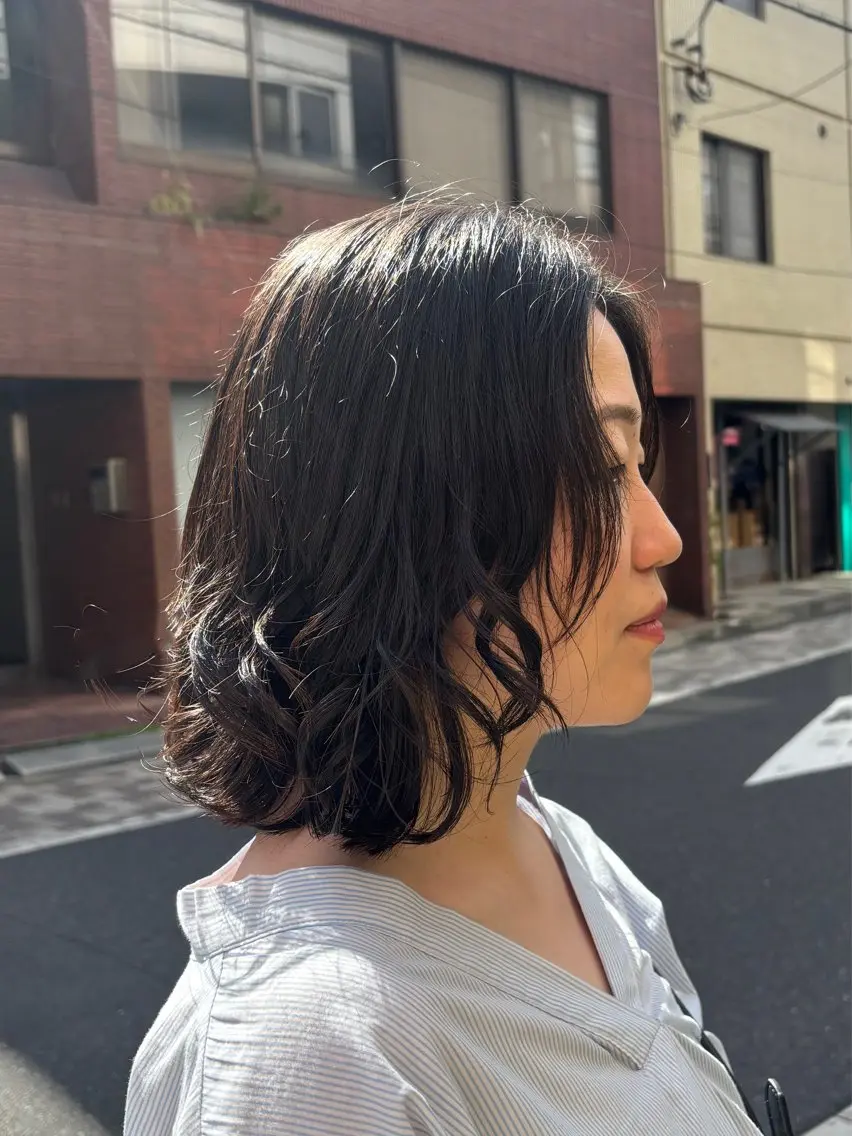 ミディアム 多幸感 /透明感カラー/リサのヘアスタイル