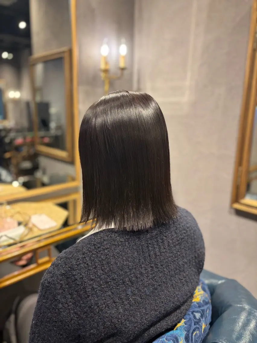 ミディアム Nanaka Luana  難波店のヘアスタイル