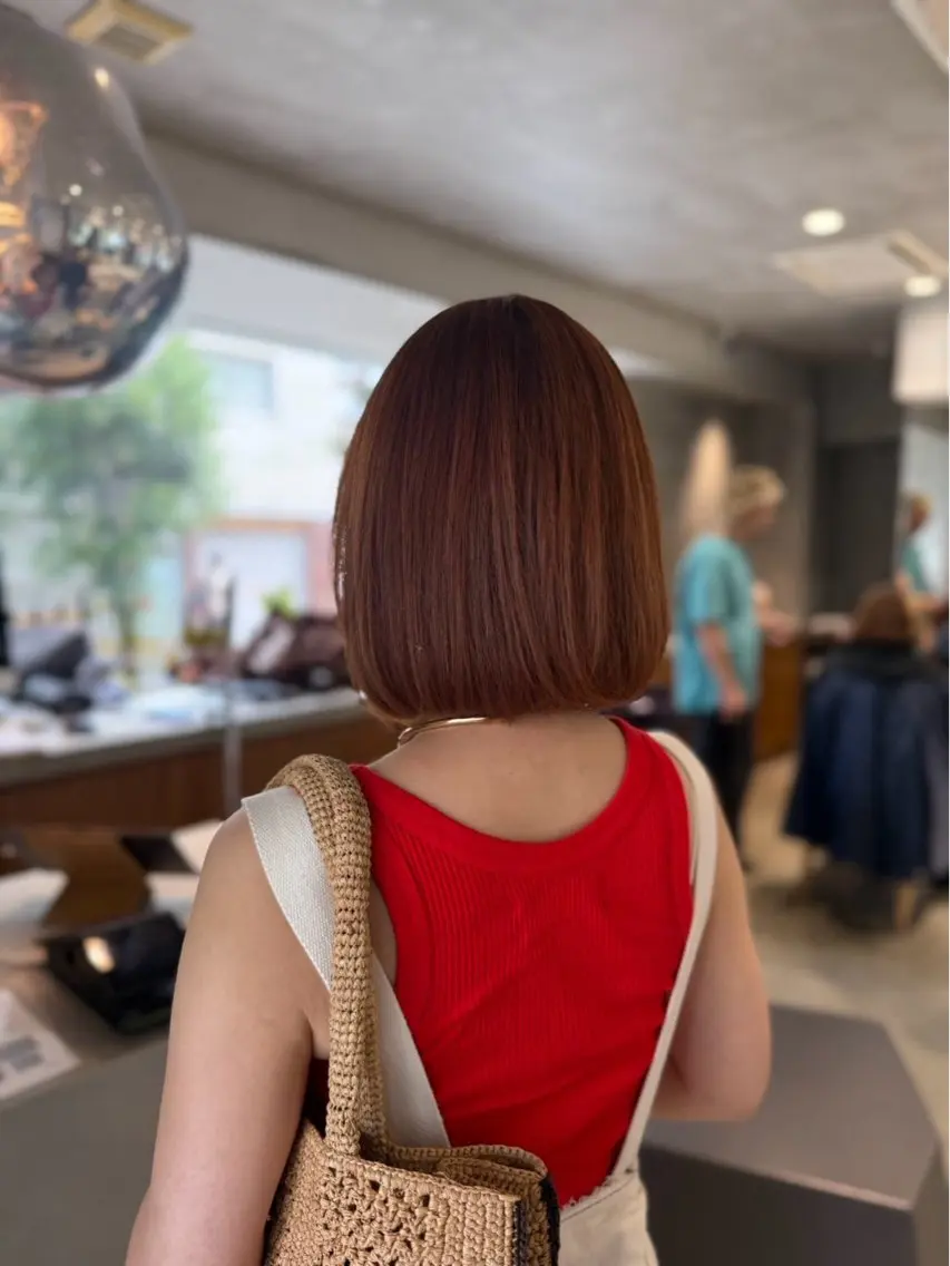 ショート カラー 末政 李椛のヘアスタイル