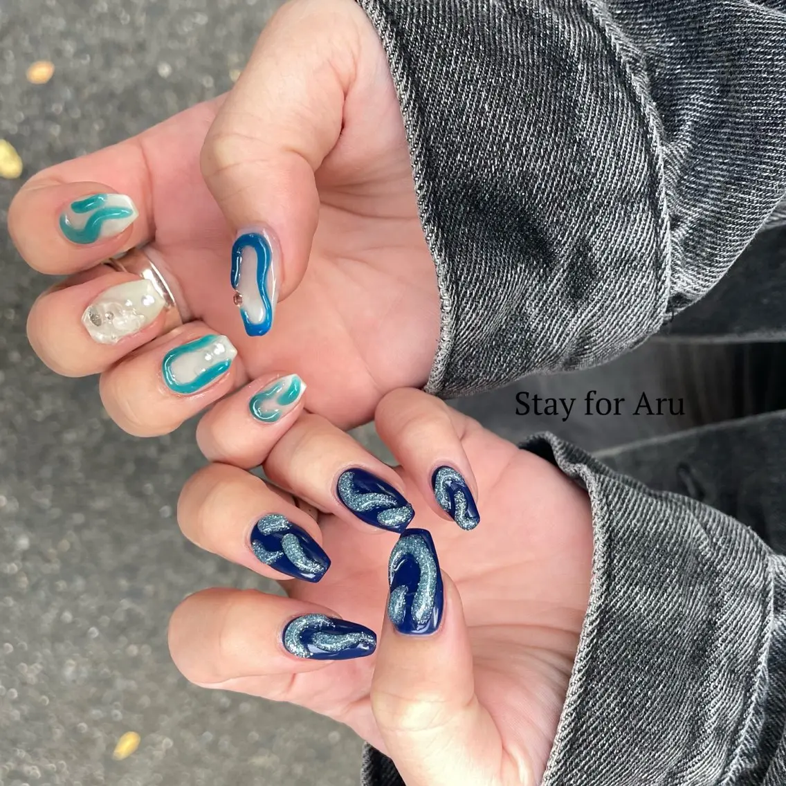 ネイル ぷっくりネイル Aly .のネイルデザイン