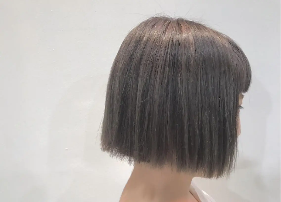 ショート カラー アッシュ ラベンダーカラー ラベンダーアッシュ 透明感・艶カラー/ 坂田友梨奈のヘアスタイル