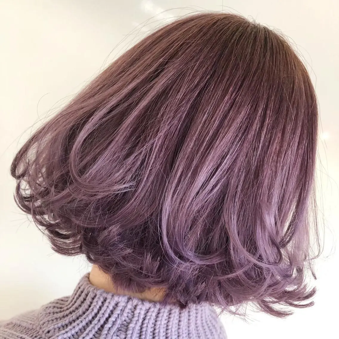 ミディアム カラー ヘアアレンジ ピンクカラー カット ヘアカラー レイヤーカット⭐︎ 韓国ヘア⭐︎YUKAのヘアスタイル