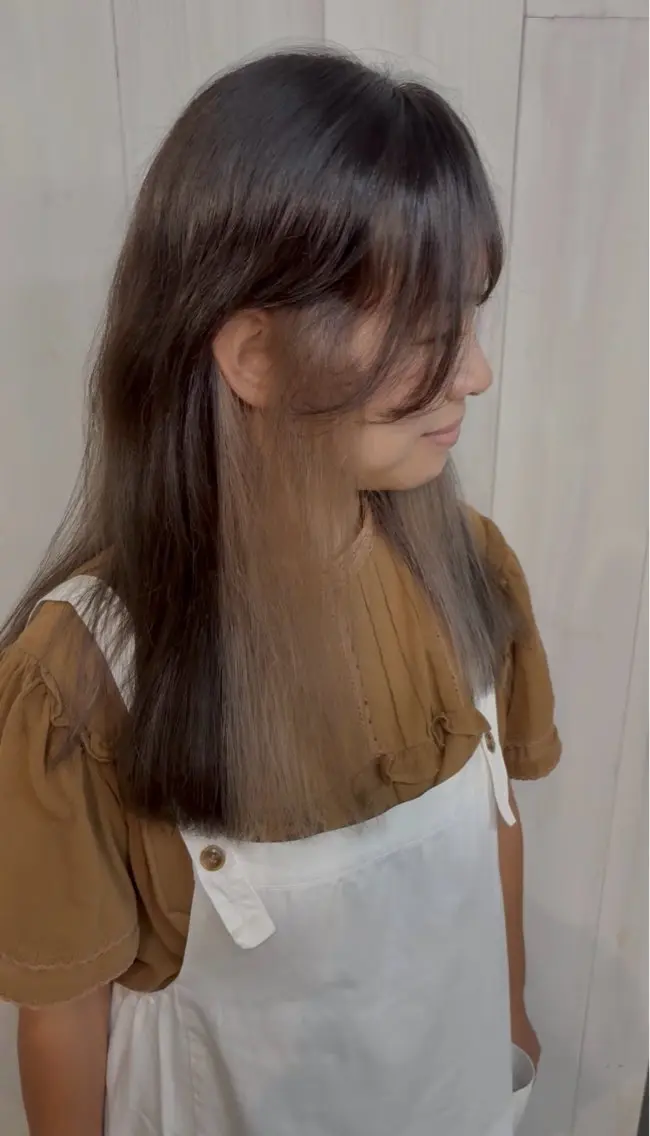 セミロング ヘアカラー トリートメント SONO 【一宮】のヘアスタイル