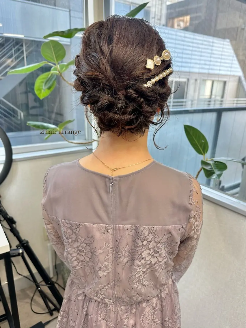 ミディアム ボブ ヘアセット レイヤーカット🪄 耳ツボ🎀Ayumiのヘアスタイル