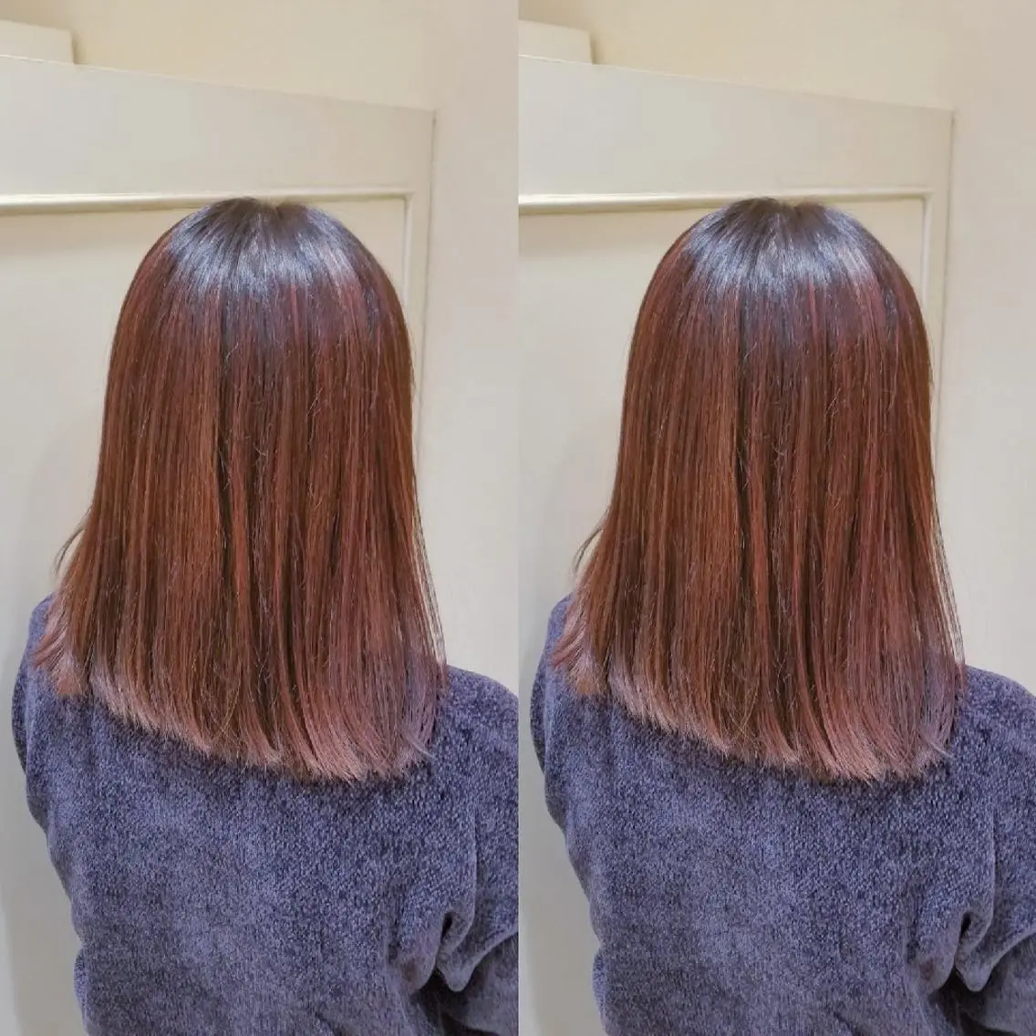 ミディアム カラー ハイライトカラー イルミナカラー ピンクカラー ハイライト ブリーチ・ハイトーン 特化🎉内山のヘアスタイル