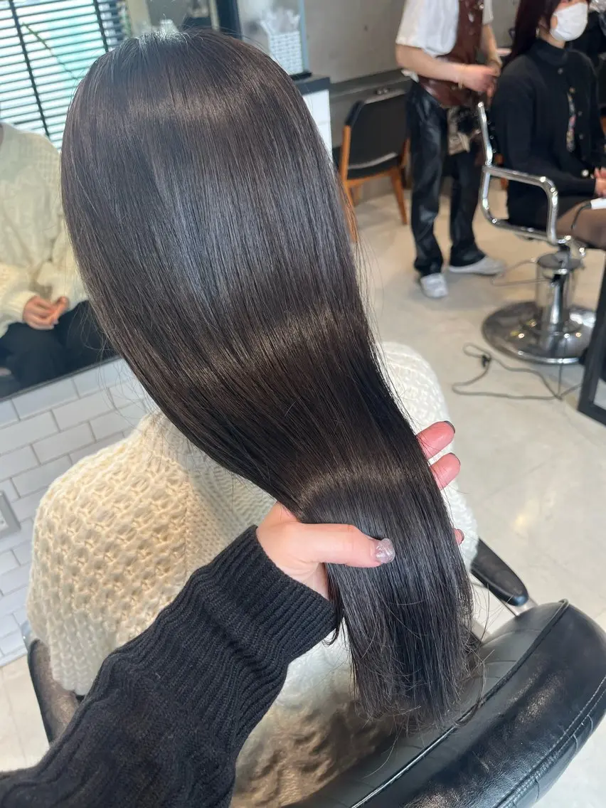 ロング カラー パーマ ヘアアレンジ 縮毛矯正特化✂︎ YUKAのヘアスタイル