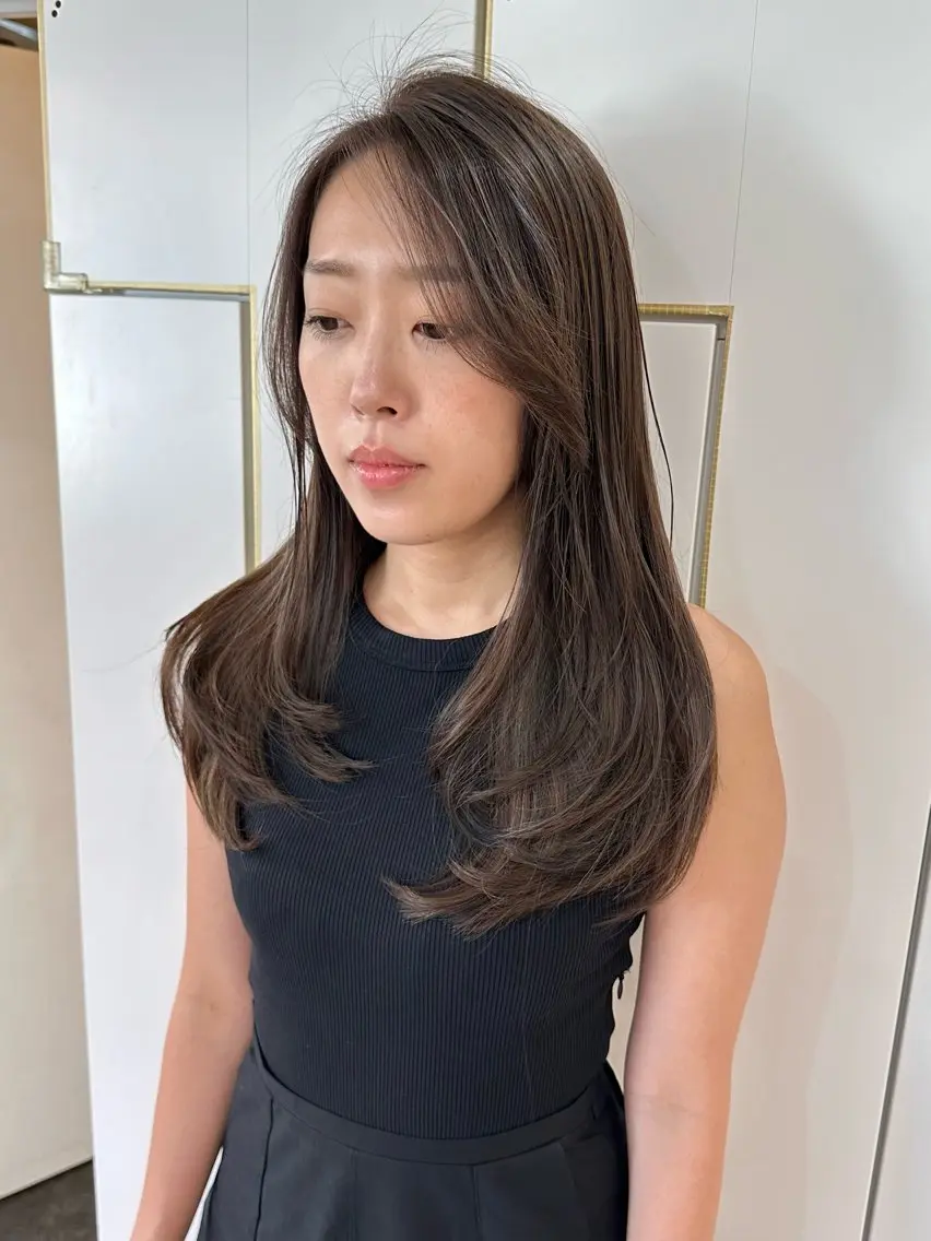 ロング an🦋レイヤー/ 無料カット【蔵前】のヘアスタイル