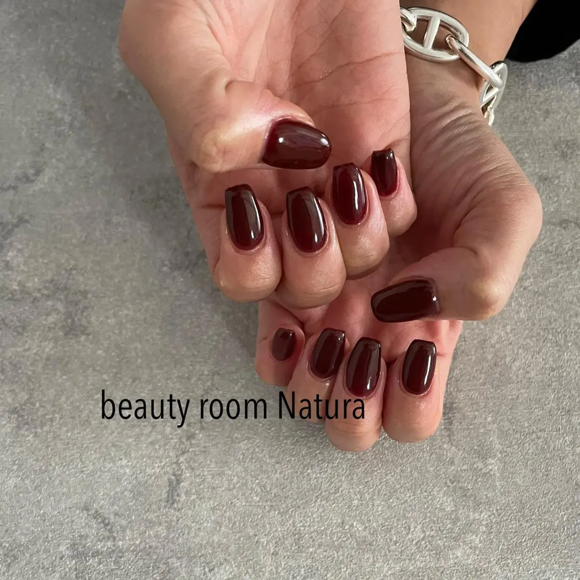 ネイル ワンカラーネイル ハンドネイル beautyroom Naturaのネイルデザイン