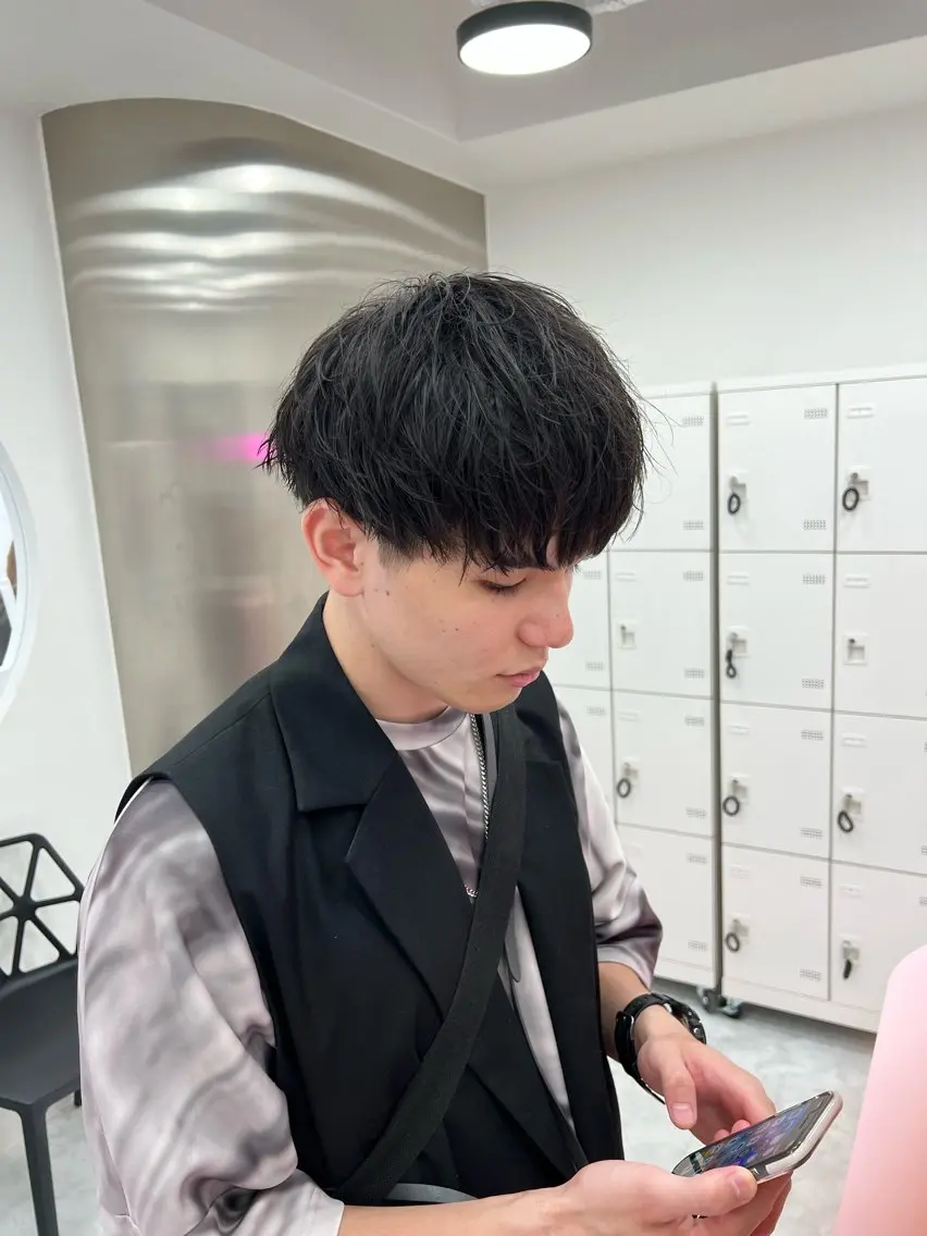メンズ men's特化 値段以上の仕上がりにのヘアスタイル