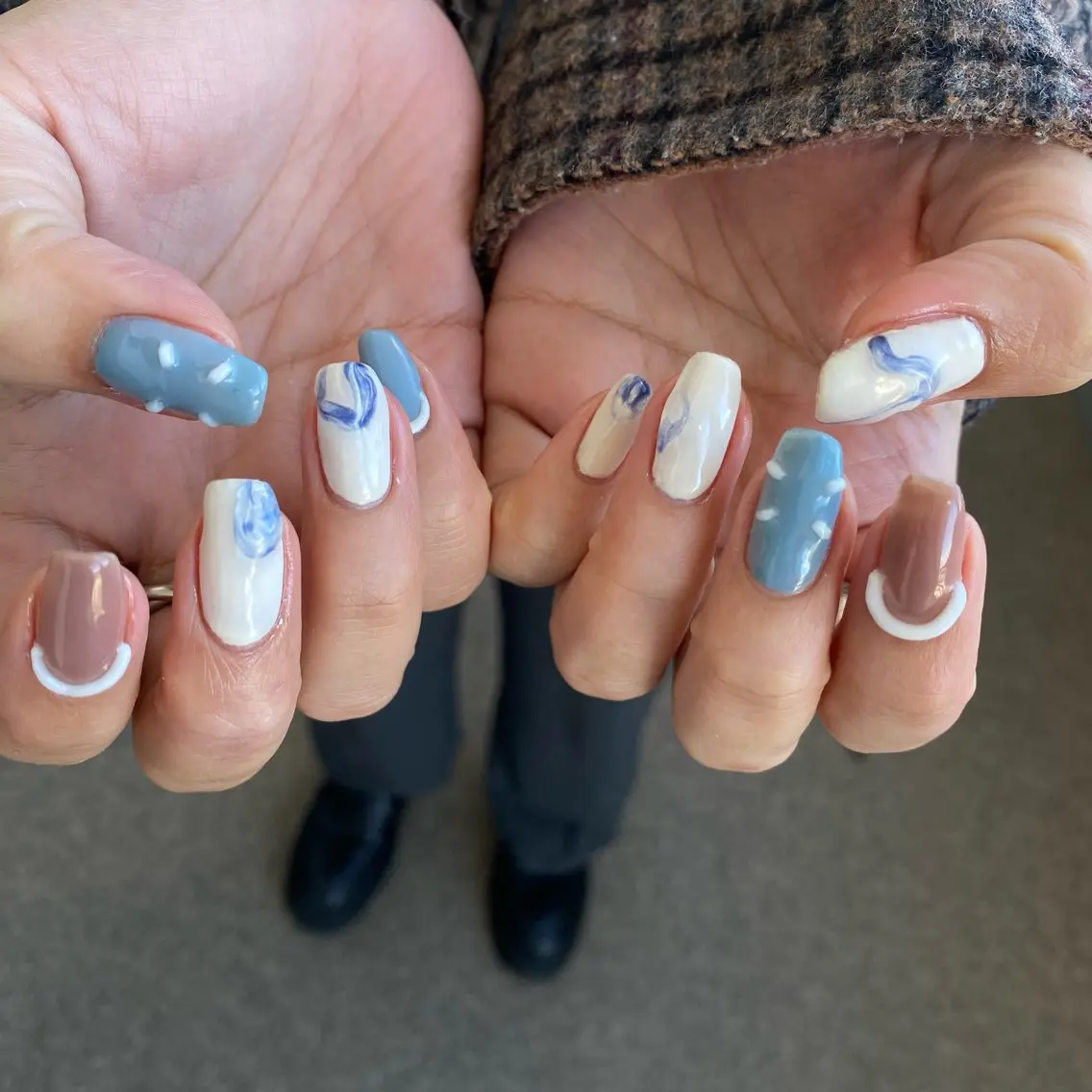 ネイル 持ち込み ニュアンスネイル MARUKO nailのネイルデザイン