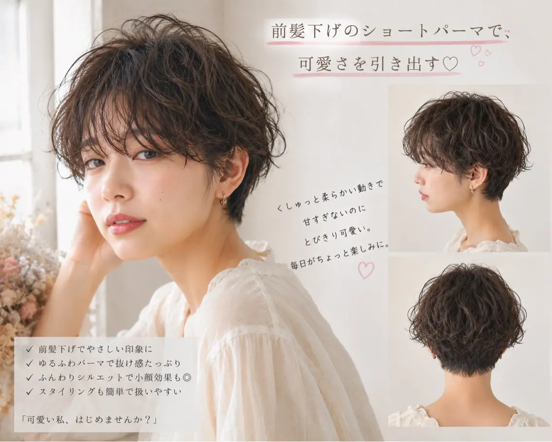 ショート ショートヘア 🌟似合わせショート No.1🌟ホノのヘアスタイル