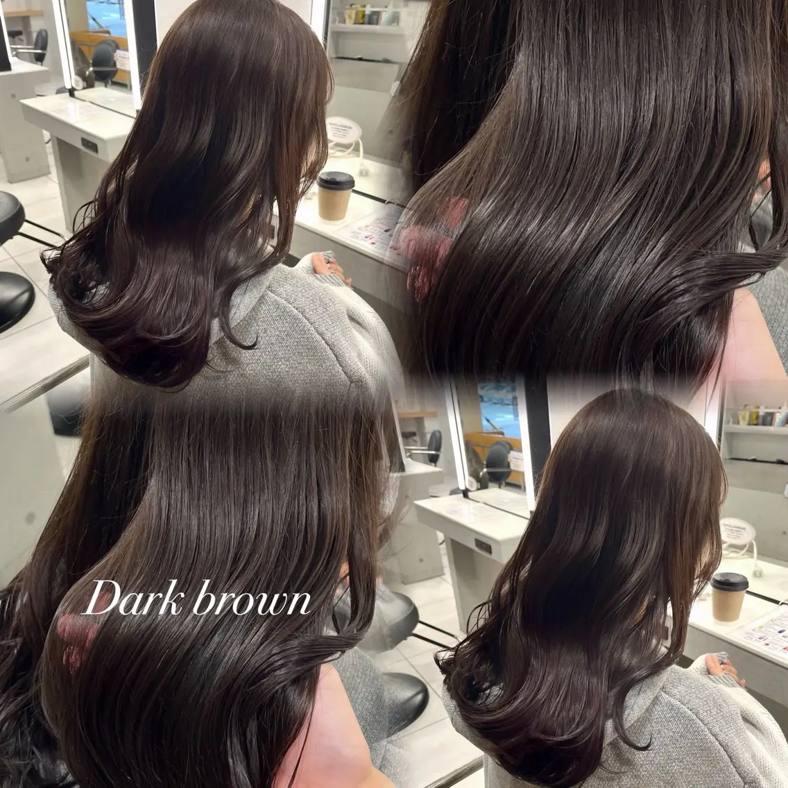 セミロング カット ヘアカラー トリートメント 🎀透明感カラー🎀 稲垣至恩🎀のヘアスタイル