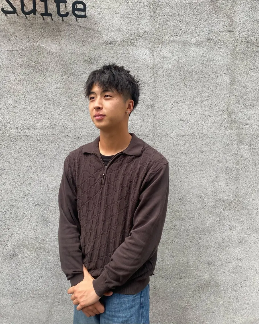 ショート カット men's　パーマ/ ⭐️Tenshinのヘアスタイル