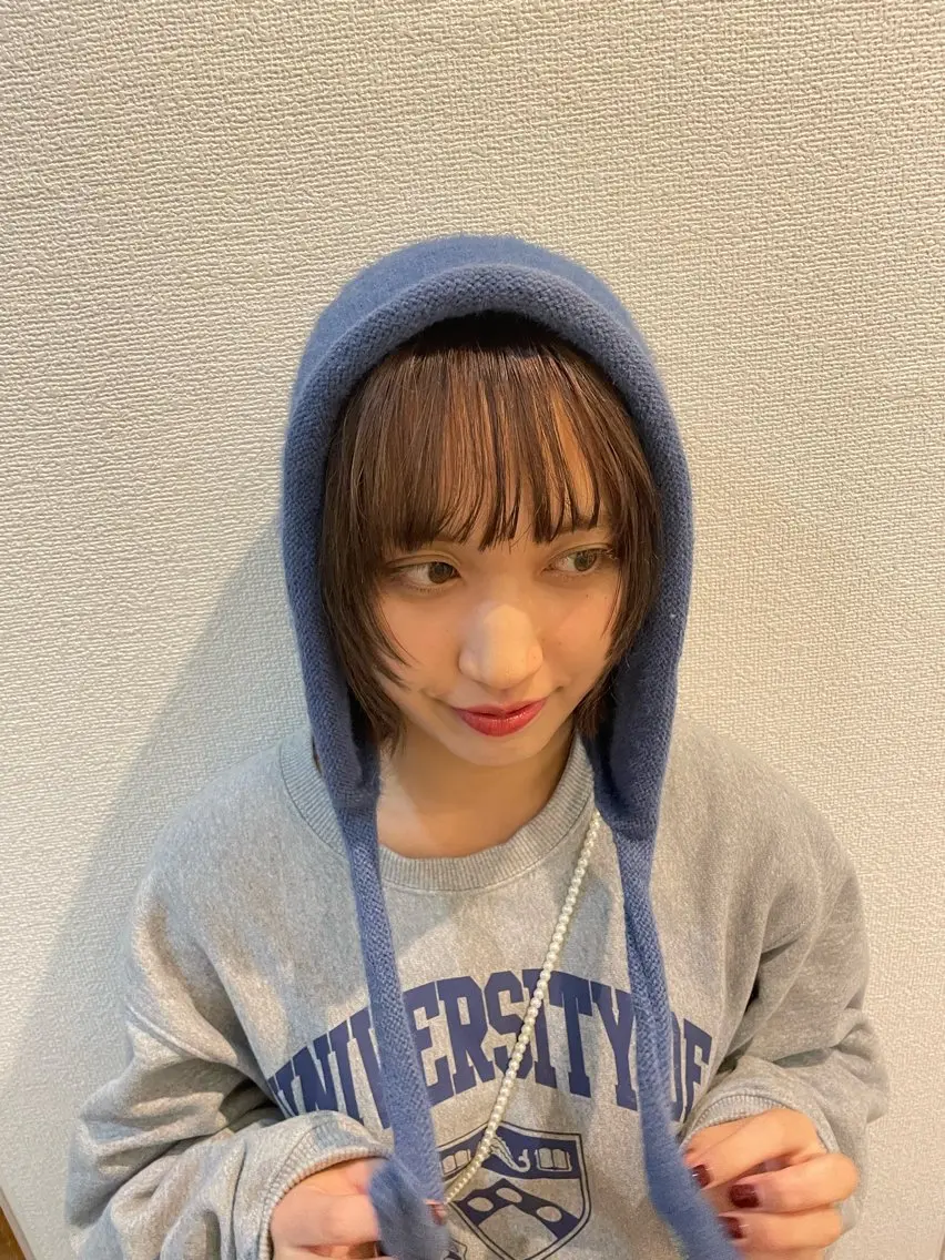 ショート ボブ 顔周りカット レイヤーカット ウルフカット 北村 未来のヘアスタイル