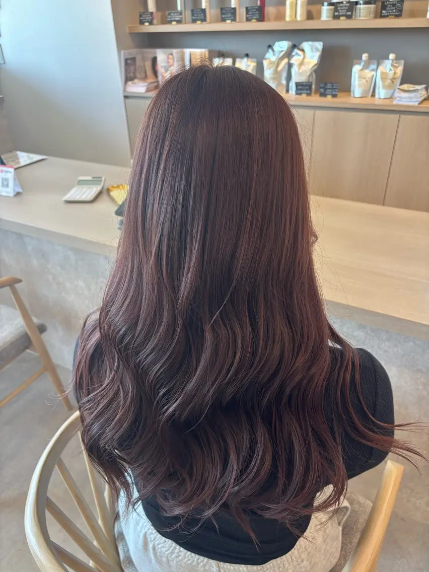 ロング 兼古 望羽のヘアスタイル