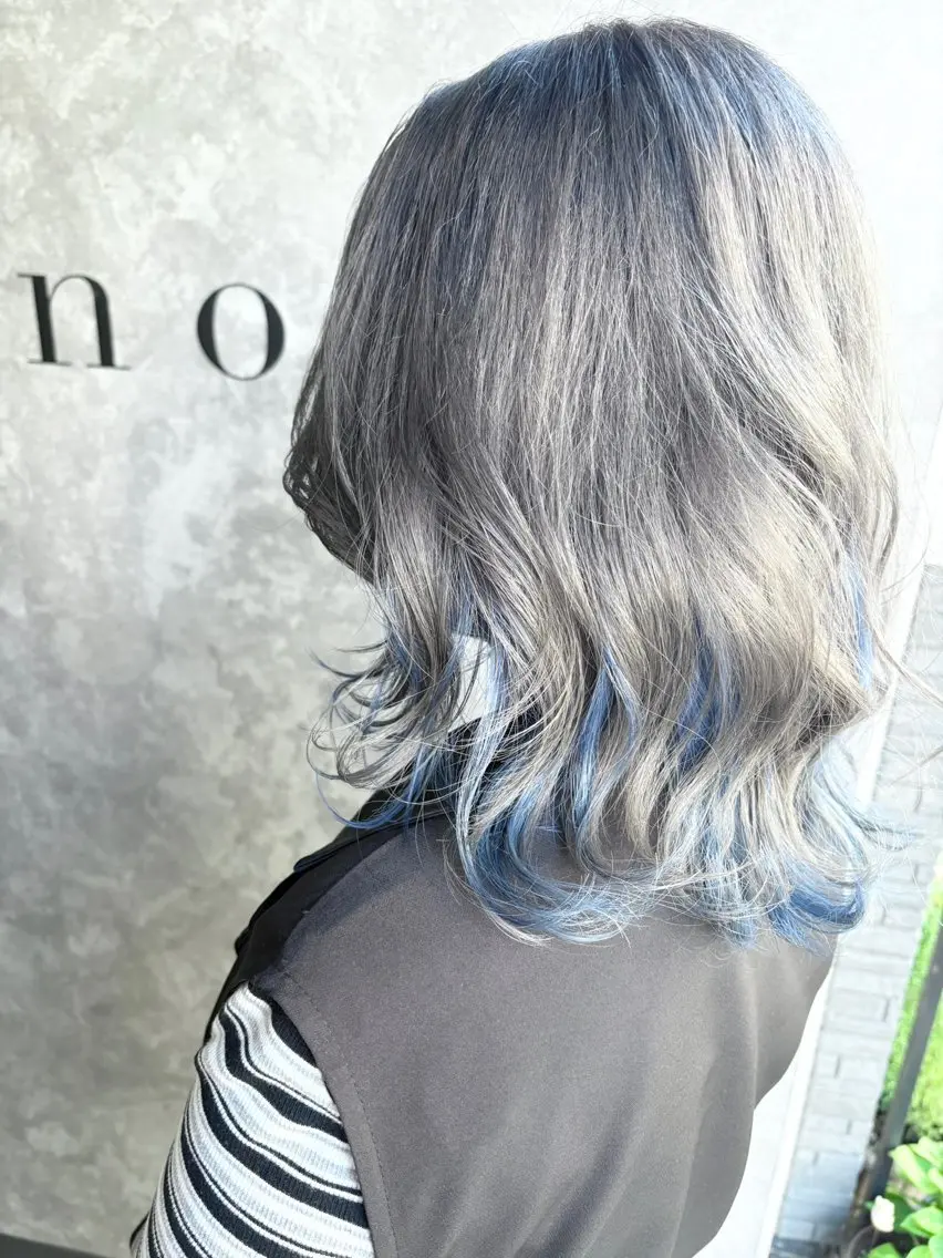 ミディアム ヘアカラー noll【今池駅前】 池田碧花のヘアスタイル