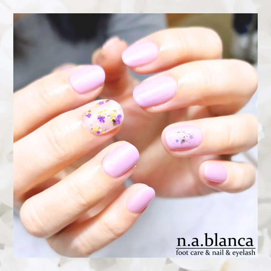 ネイル アートネイル フラワーネイル ジェルネイル 持ち込み blanca🌺 mayu(東白楽)のネイルデザイン