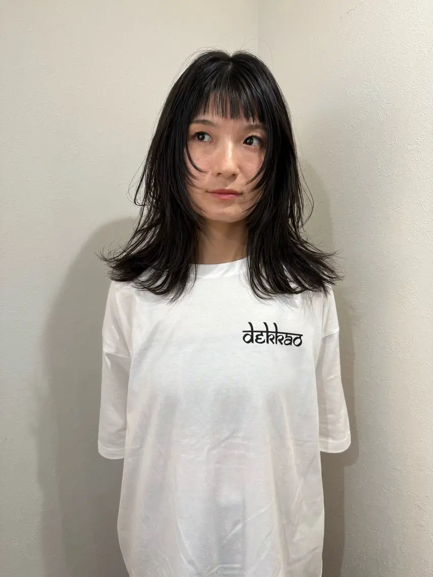 ミディアム 高田 翔平のヘアスタイル