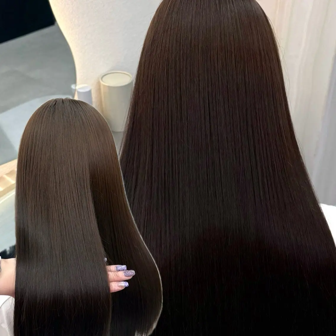 ロング カラー ヘッドスパ 🩶ワンカラー/池袋 /かのん🩶のヘアスタイル