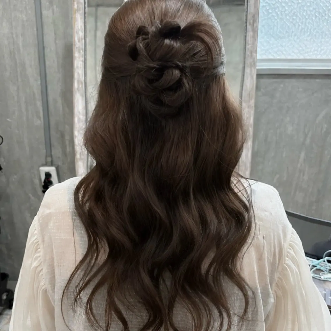 ヘアアレンジ ハーフアップ botan🎀 harunaのヘアスタイル