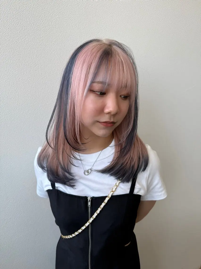 セミロング ヘアカラー トリートメント RIENS aura / ayu ♡のヘアスタイル
