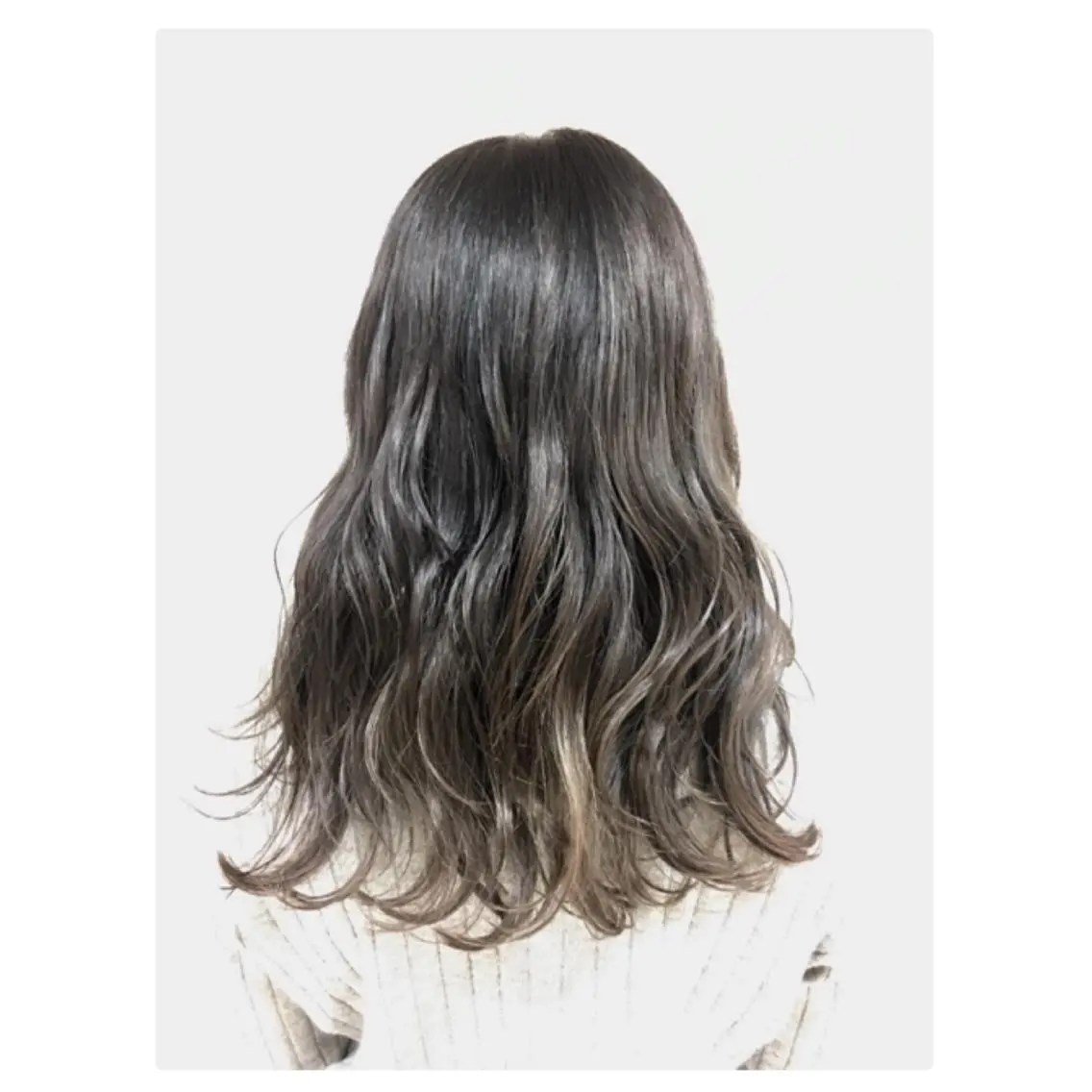 ロング カラー アッシュ グラデーションカラー 【Sweep】おじま のぞみのヘアスタイル