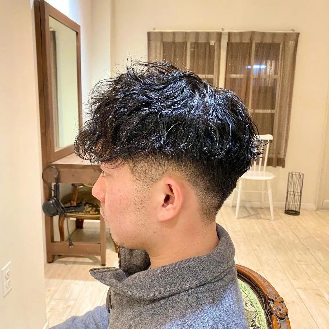 ショート パーマ メンズ 【メンズ特化】 ツツイリュウノスケのヘアスタイル