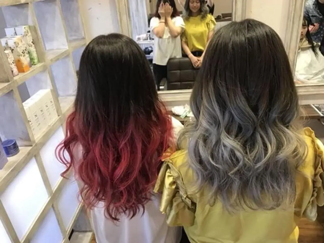 ロング カラー ヘアカラー トリートメント 💎JADE GRACE💎のヘアスタイル